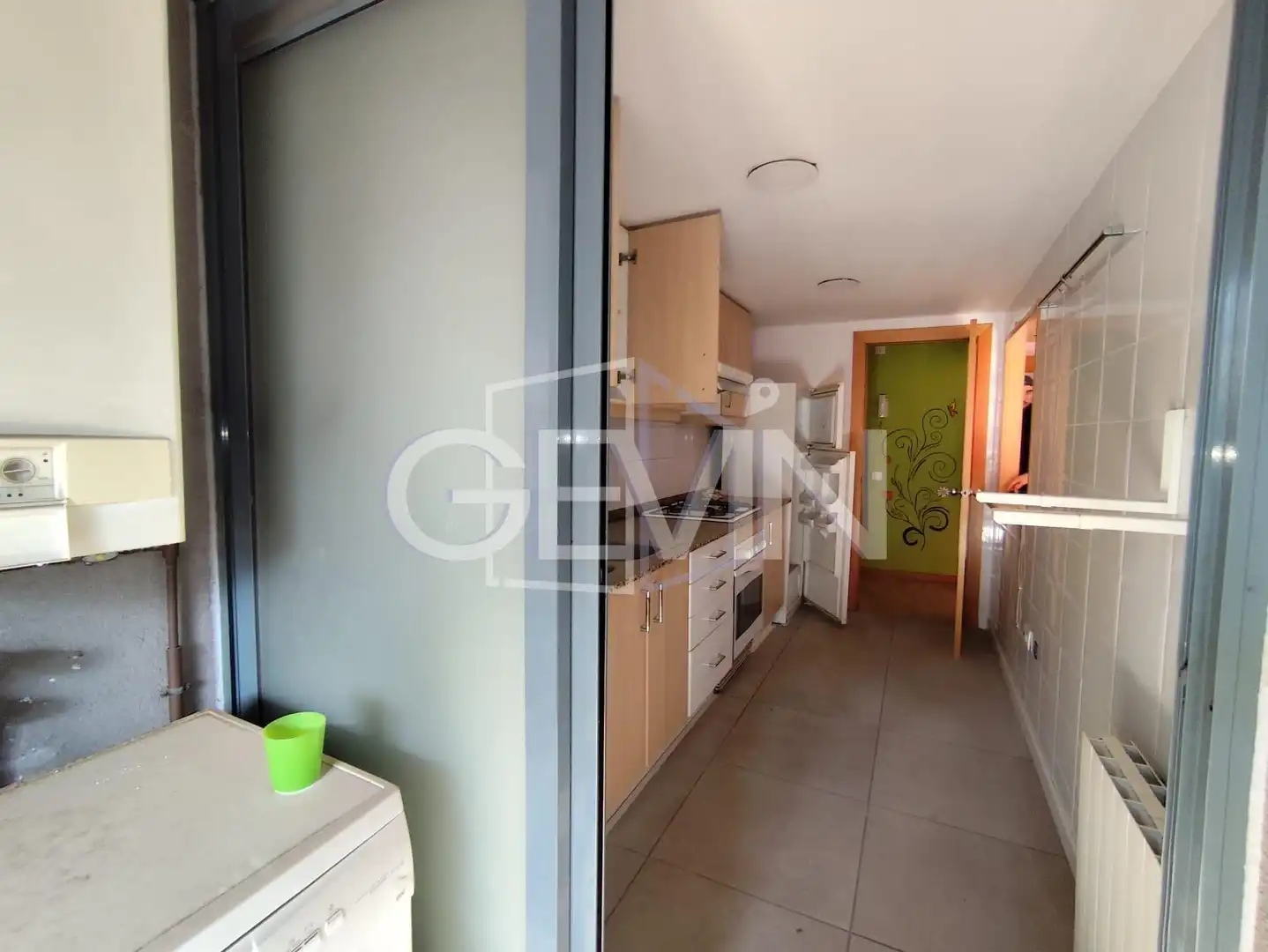 Cocina de Piso en venta en Santa Perpètua de Mogoda con Aire acondicionado, Calefacción y Jardín privado