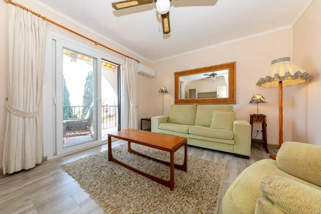 Living room of Attic for rent in Mijas  with Air Conditioner, Terrace and Furnished