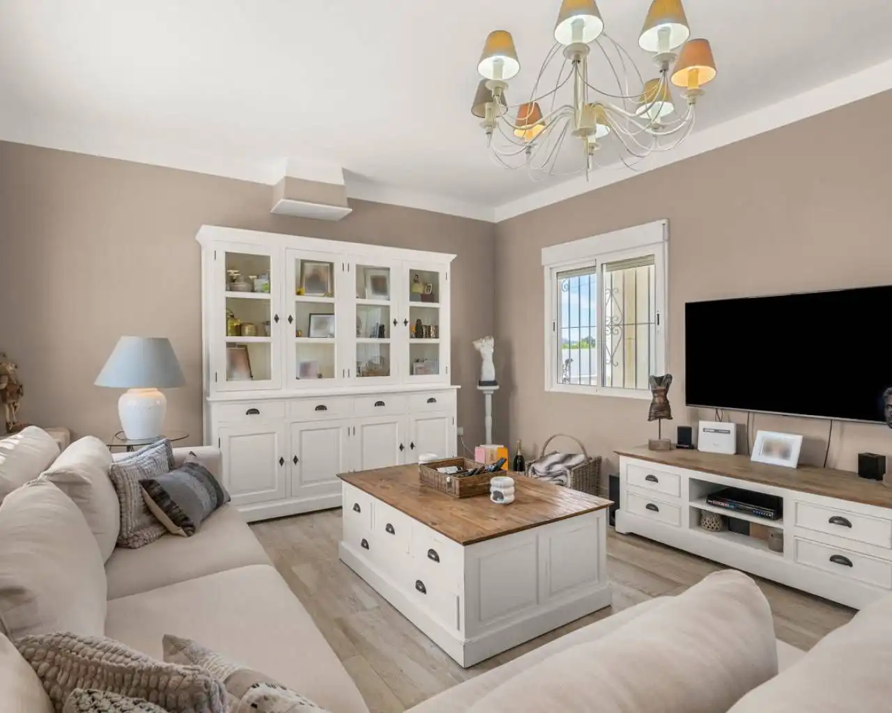 Living room of Houses for sale in Orihuela  with Air Conditioner, Heating and Terrace