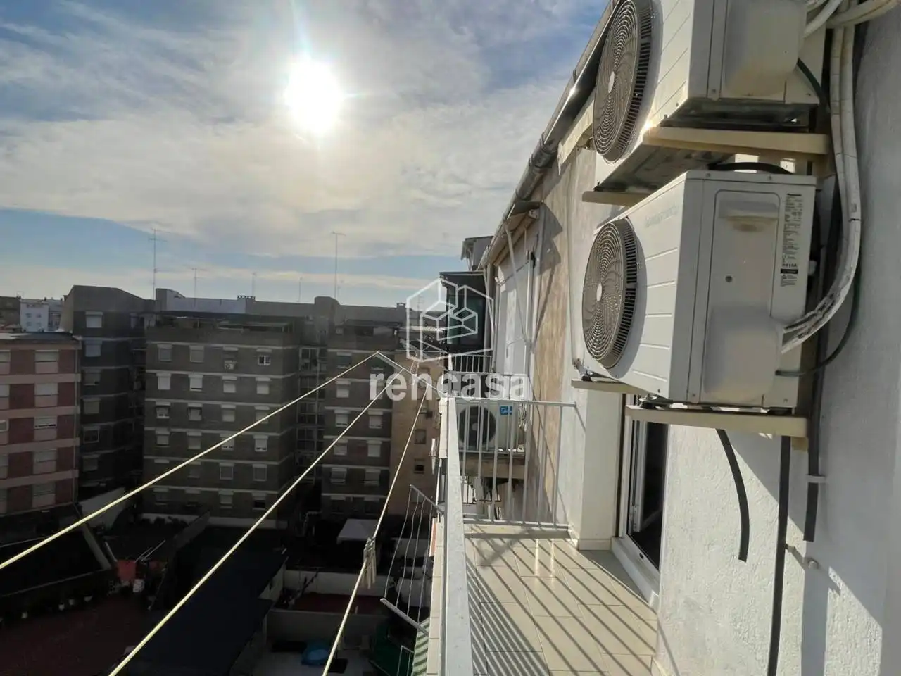 Exterior view of Attic for sale in Lleida  with Air Conditioner, Heating and Terrace