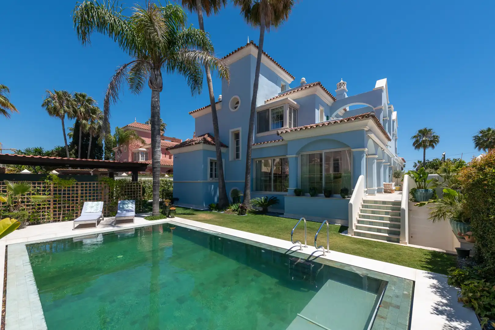 Jardín de Casa o chalet en venta en Marbella con Aire acondicionado, Calefacción y Jardín privado