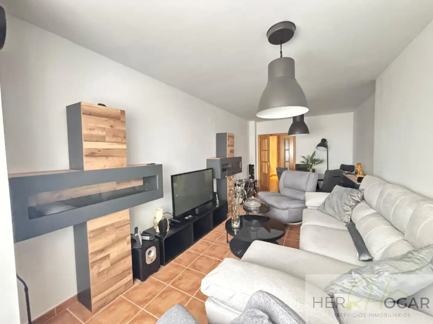 Living room of Flat for sale in Navahermosa  with Heating and Terrace
