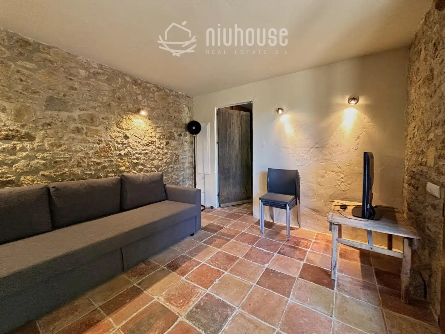 Sala de estar de Casa adosada en venta en Dorres