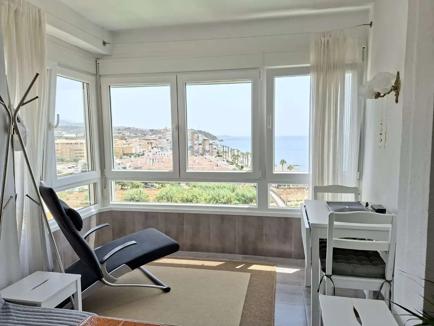 Bedroom of Study for rent in Algarrobo  with Air Conditioner, Swimming Pool and Furnished