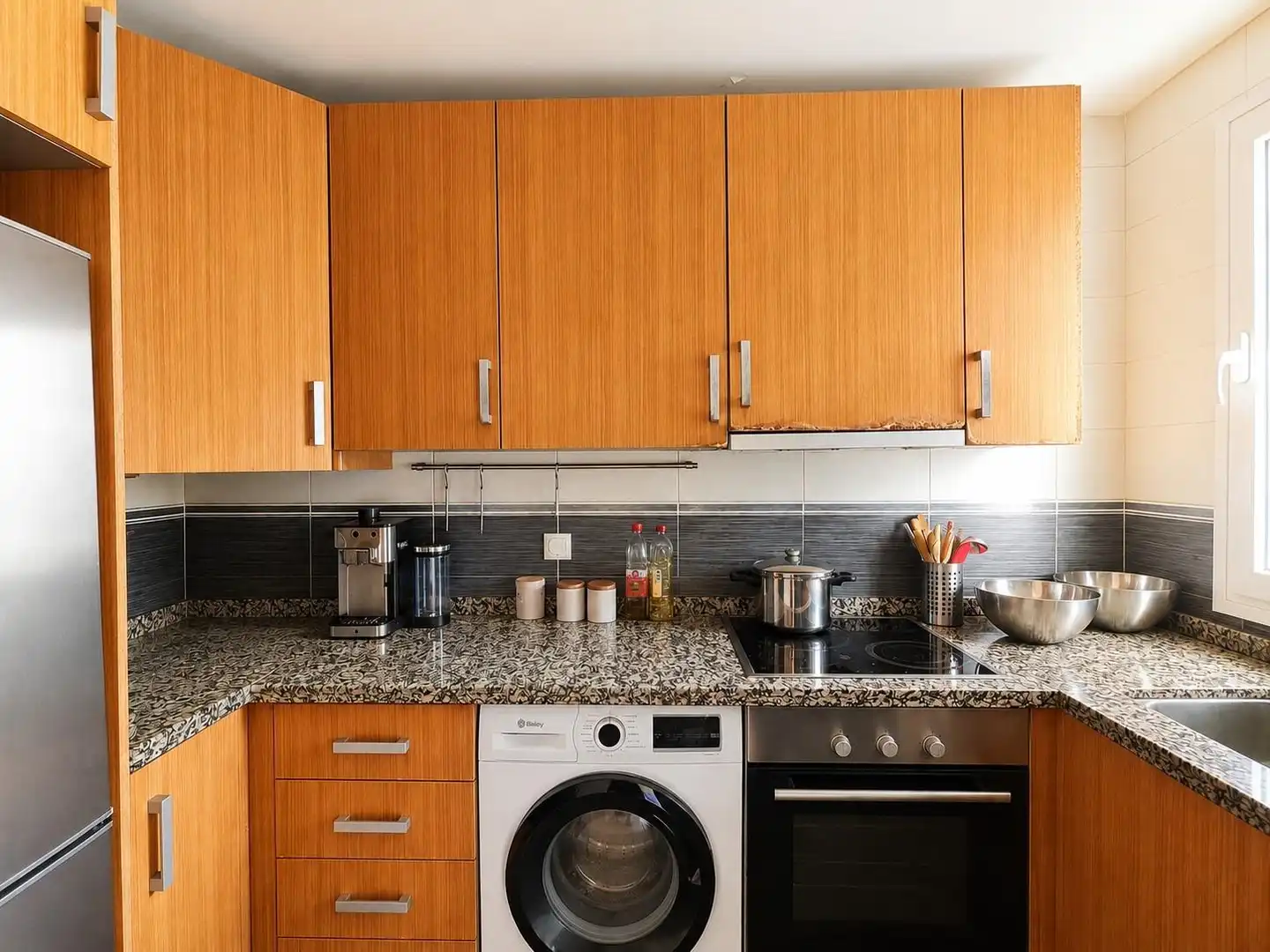 Cuina de Pis en venda en Benalmádena amb Aire condicionat, Jardí privat i Terrassa