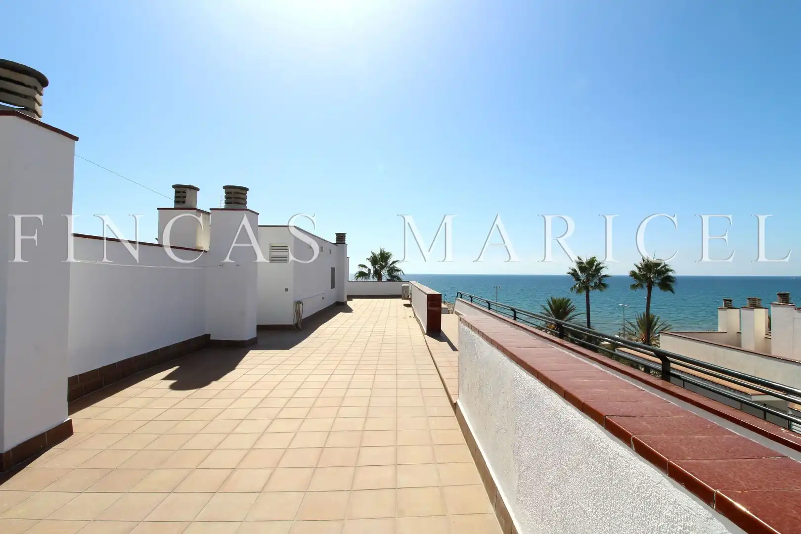 Terraza de Ático de alquiler en Sitges con Aire acondicionado, Calefacción y Terraza