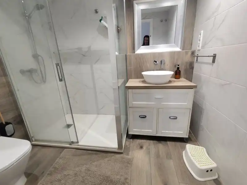 Baño de Apartamento en venta en Cullera con Aire acondicionado, Calefacción y Parquet