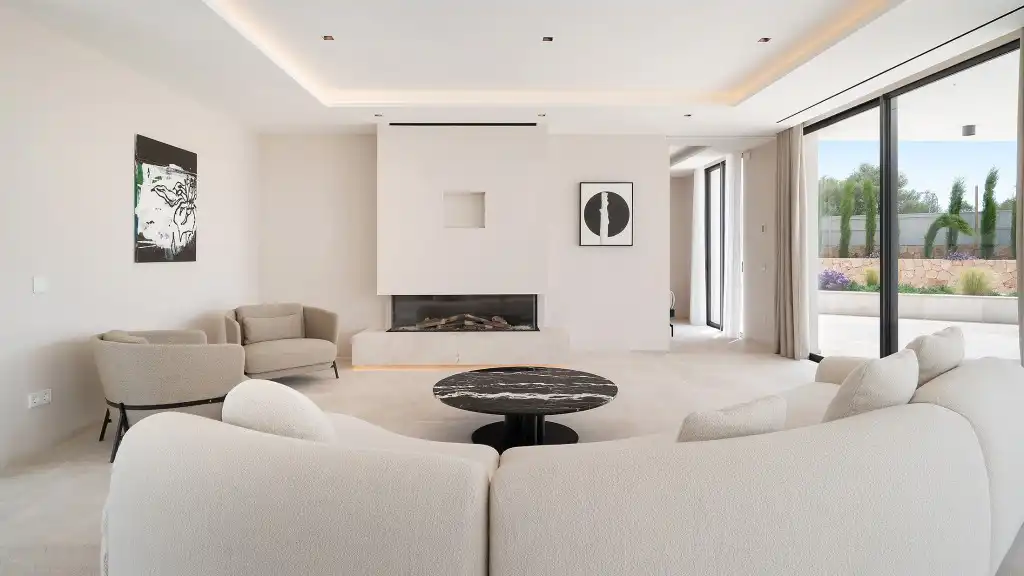 Sala de estar de Casa o chalet en venta en  Palma de Mallorca con Aire acondicionado, Calefacción y Terraza