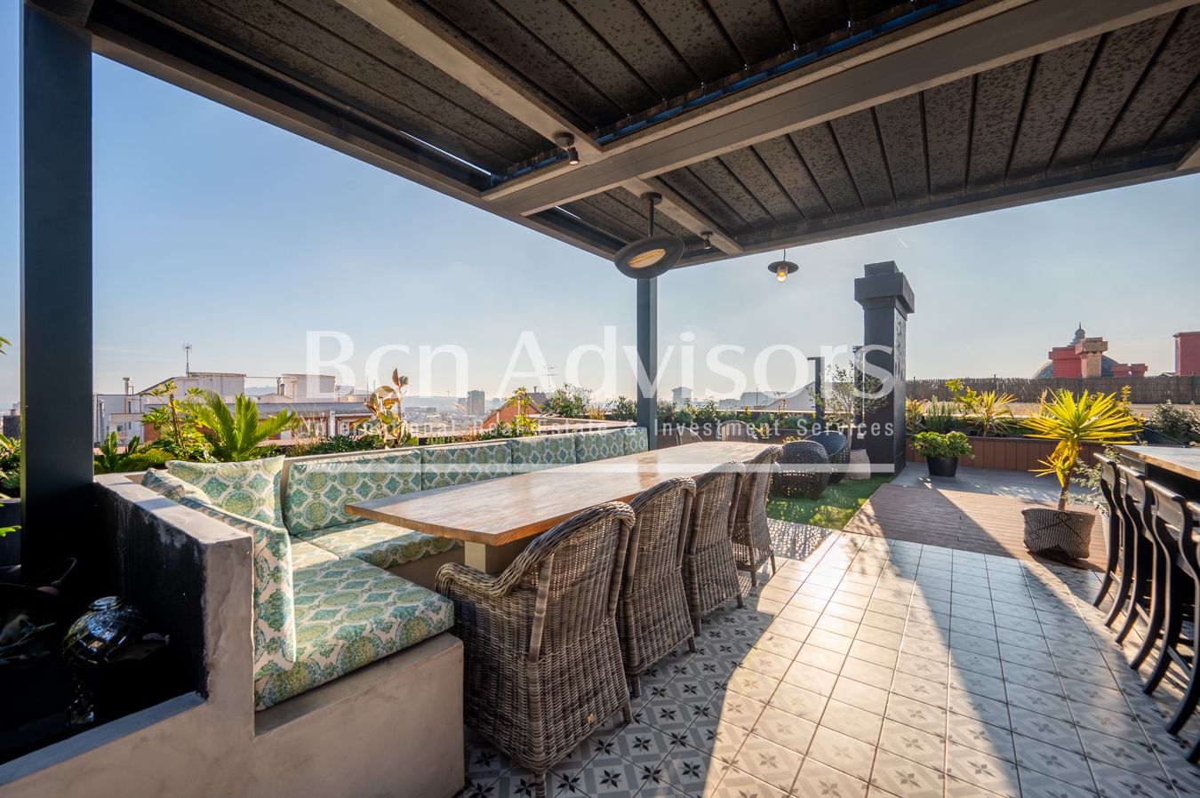Terraza de Ático en venta en  Barcelona Capital con Aire acondicionado, Calefacción y Terraza