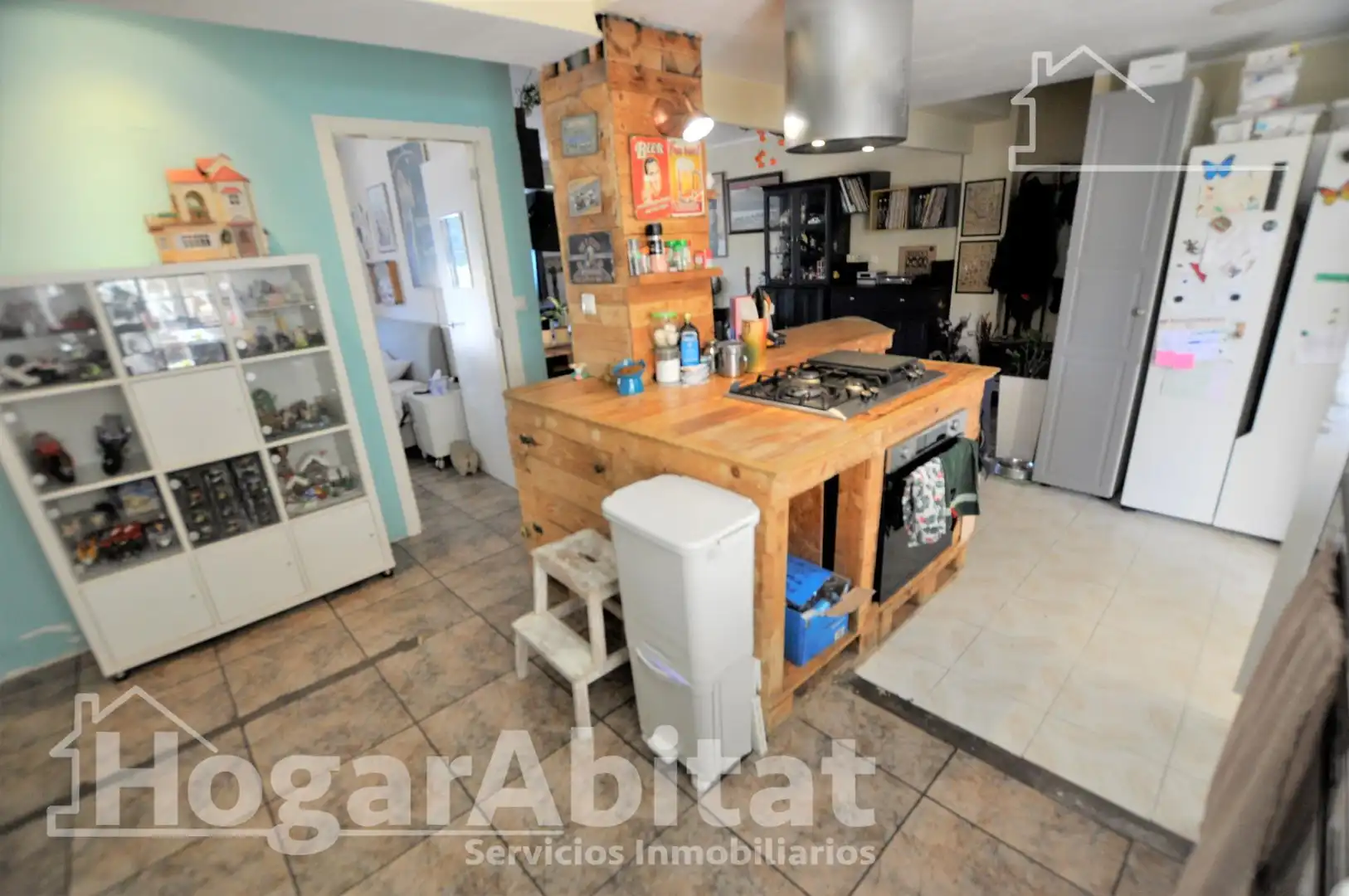Cocina de Piso en venta en Valencia con Terraza