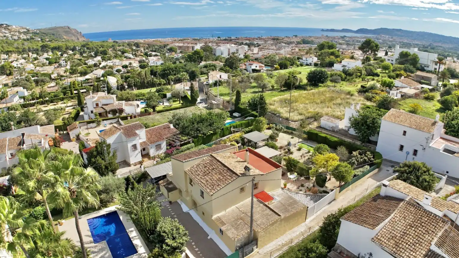 Exterior view of Houses for sale in Jávea / Xàbia  with Air Conditioner, Heating and Private garden