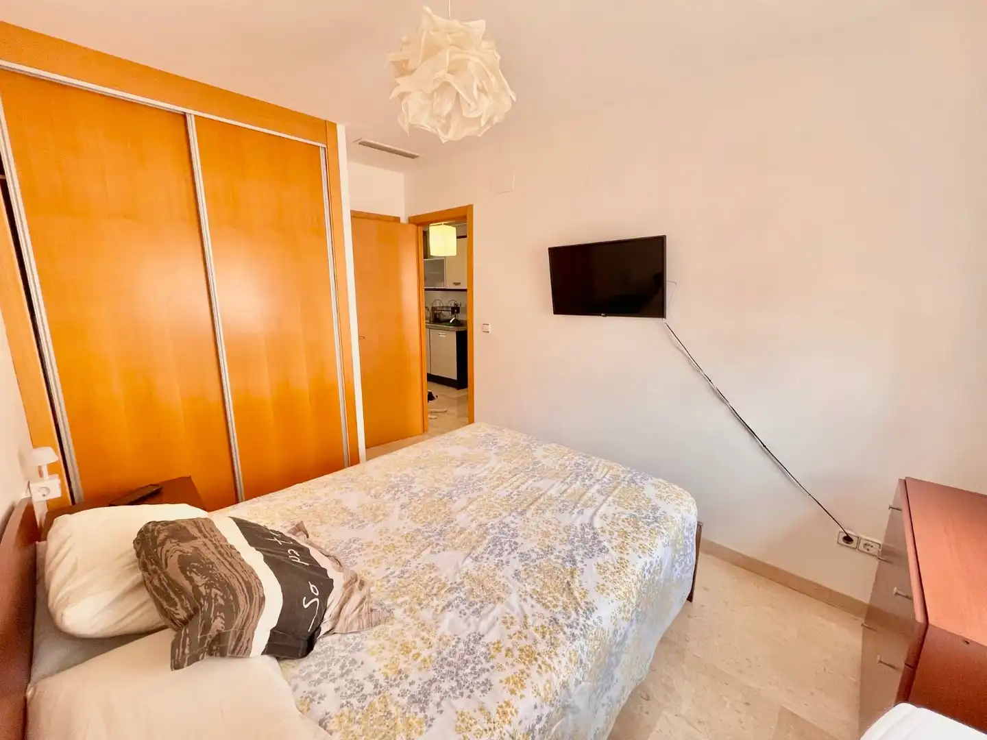 Schlafzimmer von Wohnungen zur Miete in Murcia mit Heizung, Terrasse und Schwimmbad