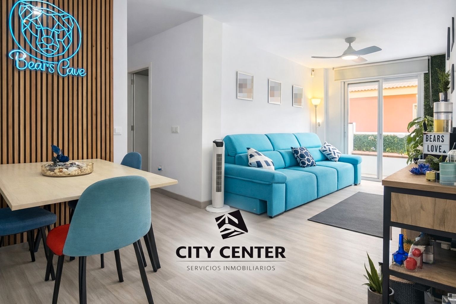 Sala d'estar de Pis en venda en Arona amb Moblat, Balcó i Piscina comunitària