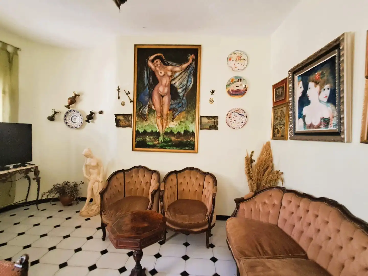 Wohnzimmer von Country house zum Verkauf in Águilas mit Klimaanlage, Heizung und Privatgarten