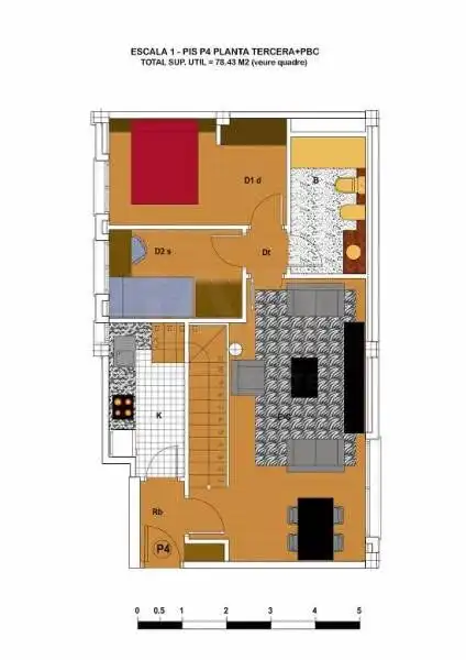 Maisonette zum Verkauf in Almenar mit Klimaanlage, Heizung und Terrasse