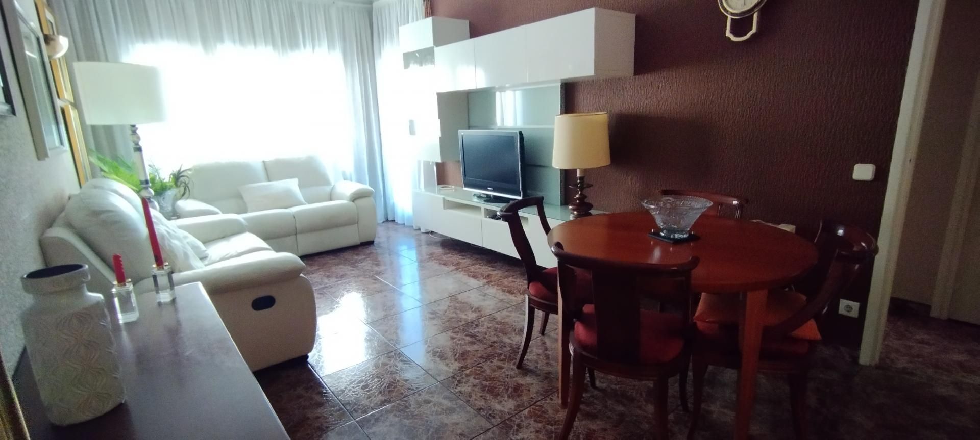 Living room of Flat for sale in  Barcelona Capital  with Heating and Balcony