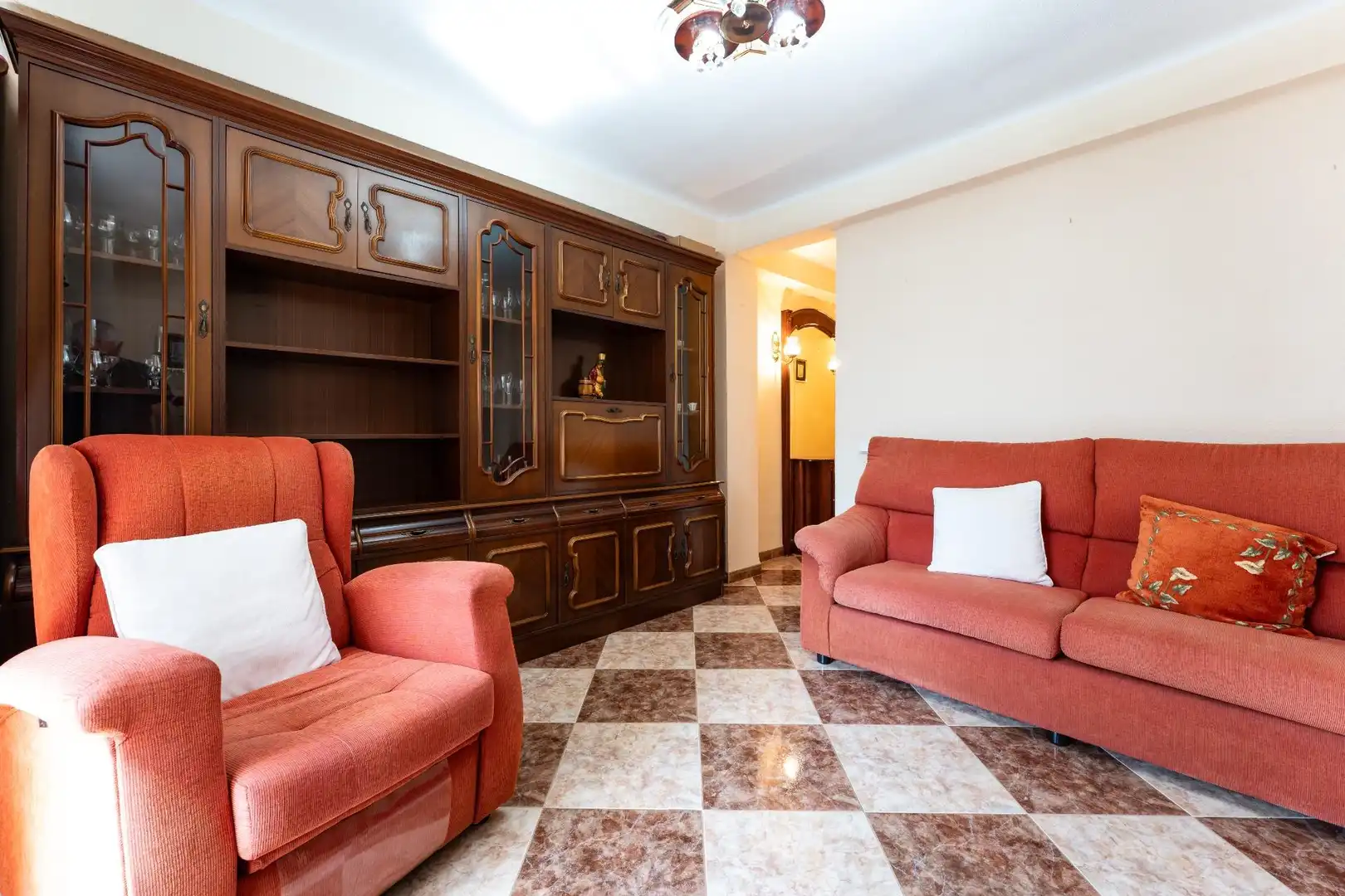 Sala de estar de Piso en venta en Málaga