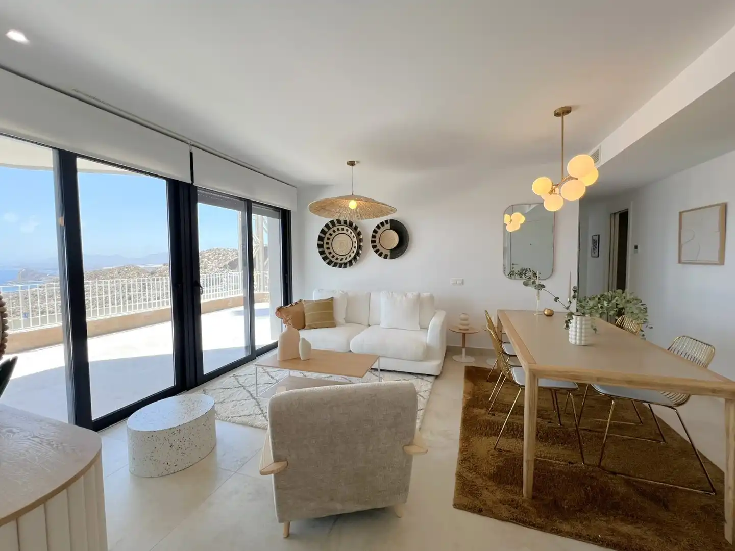 Sala de estar de Apartamento en venta en Águilas con Aire acondicionado, Terraza y Trastero