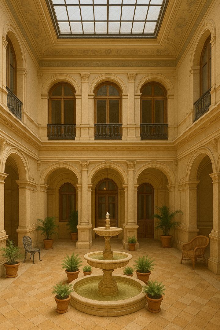 Vista exterior de Edifici en venda en  Madrid Capital amb Piscina comunitària