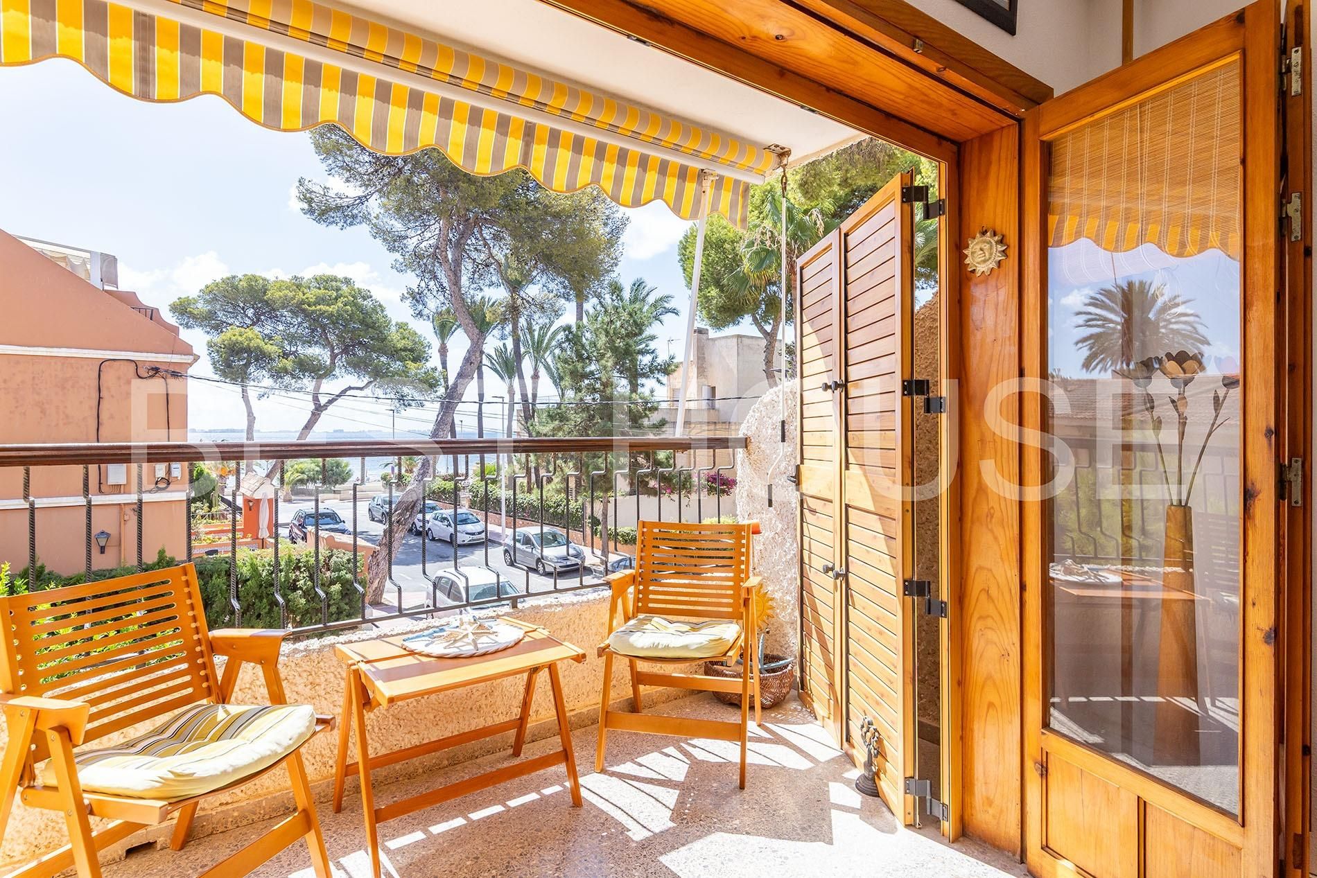 Balcony of Flat for sale in San Javier  with Private garden, Terrace and Furnished