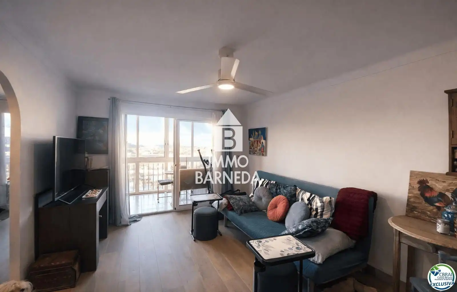 Living room of Flat for sale in Empuriabrava  with Terrace and Balcony