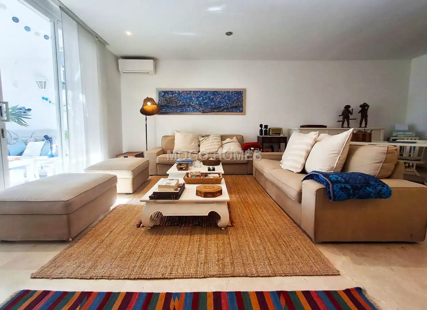 Sala de estar de Casa adosada en venta en  Palma de Mallorca con Aire acondicionado, Calefacción y Terraza