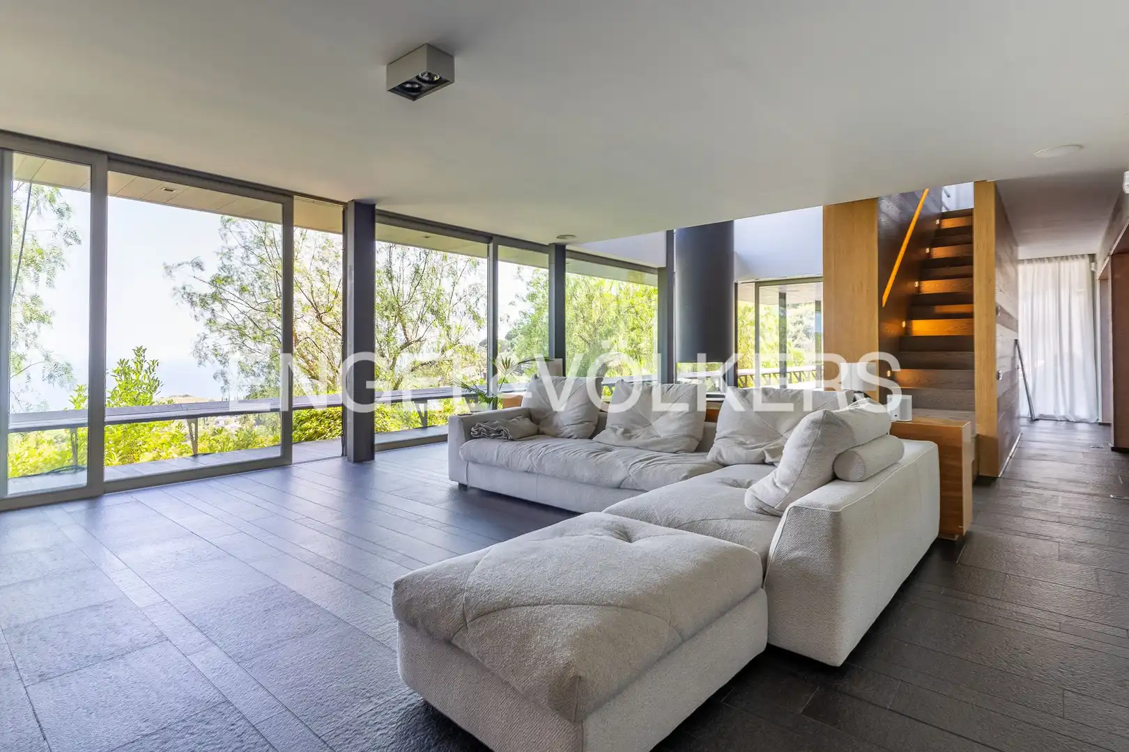 Sala de estar de Casa o chalet de alquiler en Alella con Aire acondicionado, Calefacción y Jardín privado