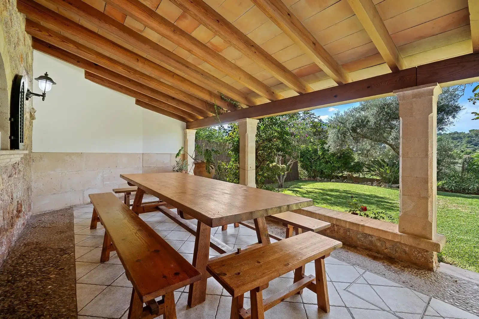 Garden of Country homes for sale in Pollença  with Air Conditioner, Heating and Private garden