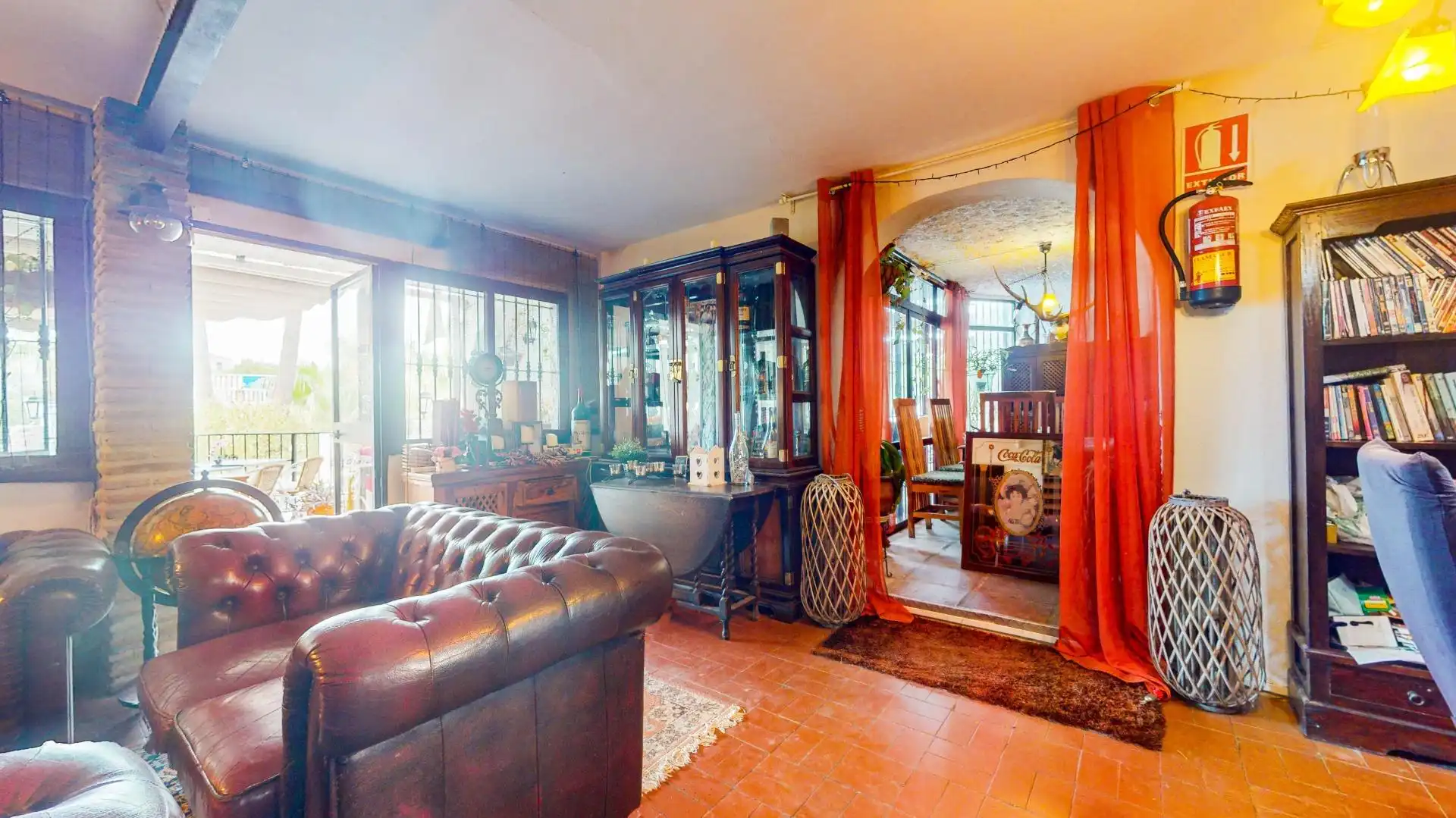 Sala d'estar de Casa o xalet en venda en Mijas amb Calefacció, Terrassa i Traster
