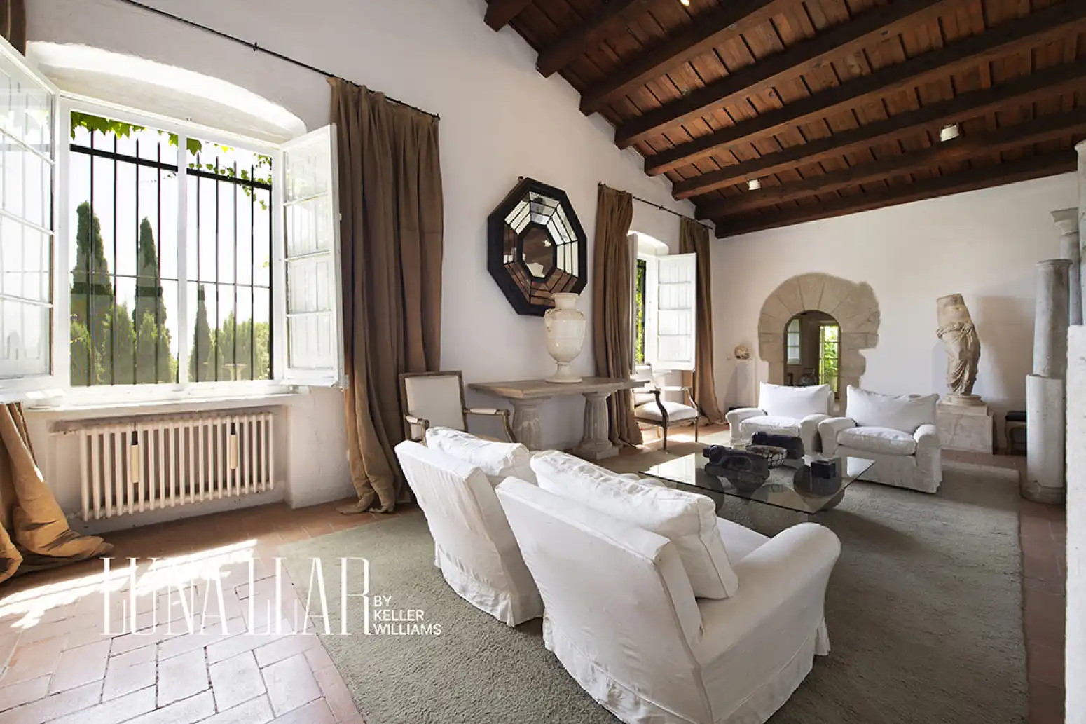 Sala de estar de Casa o chalet en venta en Pineda de Mar con Jardín privado y Piscina