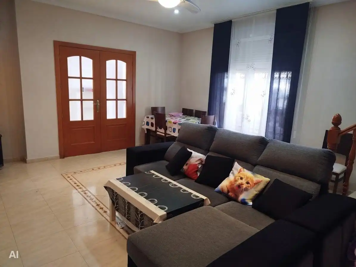 Sala d'estar de Casa o xalet en venda en Zahínos amb Jardí privat, Terrassa i Traster