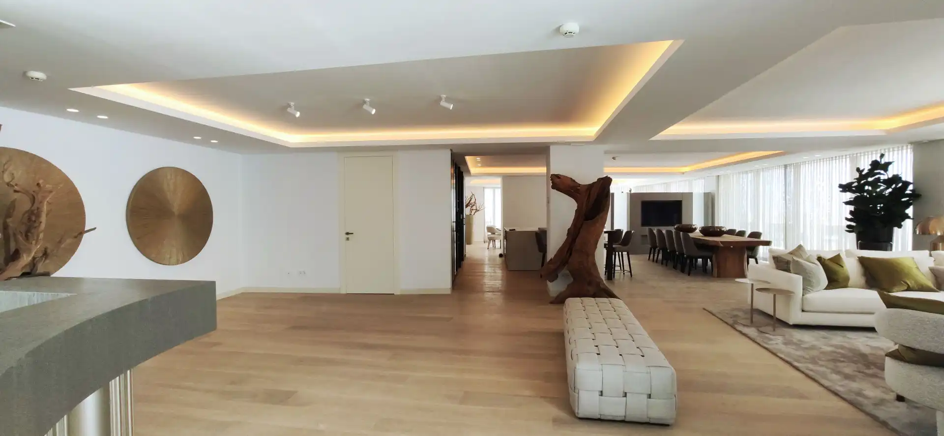 Sala d'estar de Casa o xalet en venda en Ojén amb Aire condicionat, Jardí privat i Piscina