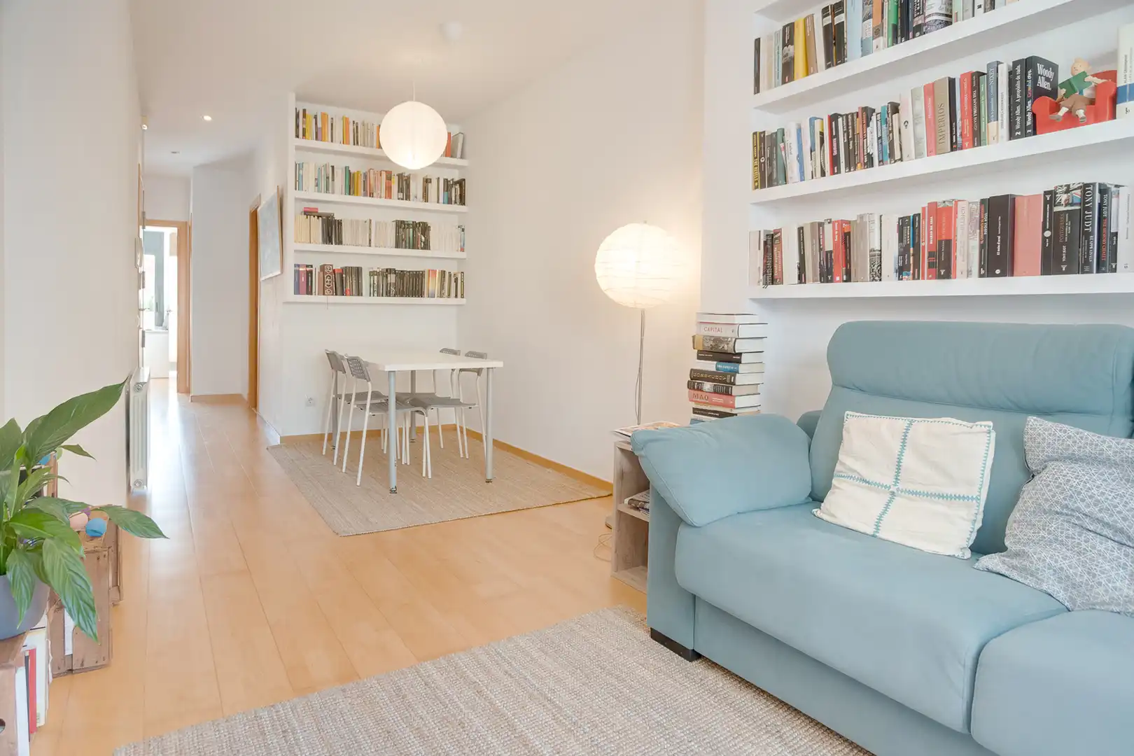 Sala de estar de Piso en venta en Mataró con Aire acondicionado, Calefacción y Parquet