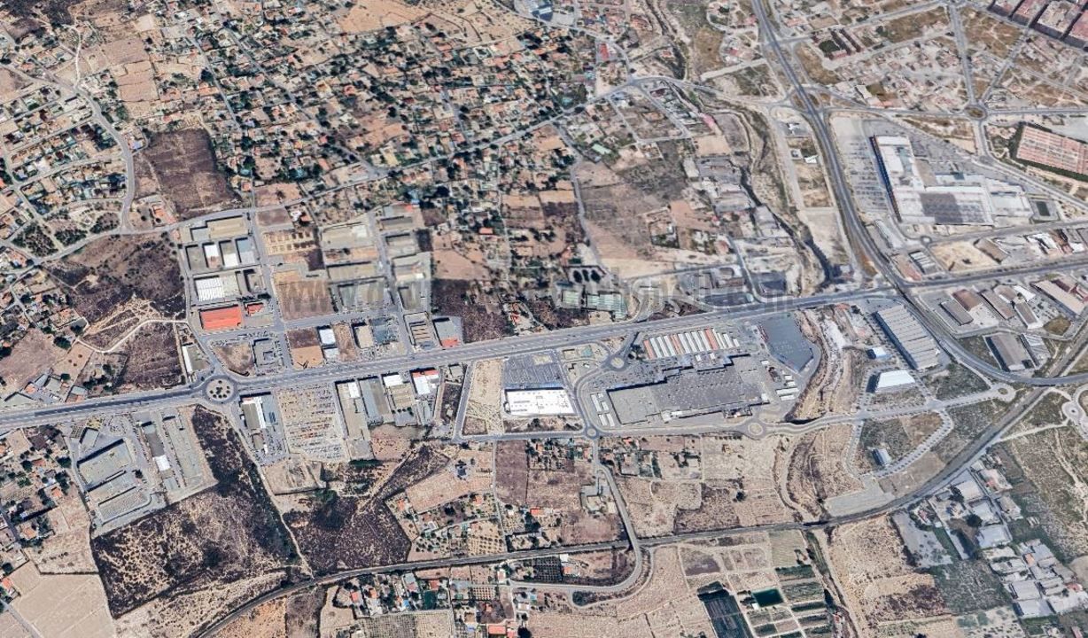 Vista exterior de Terreny industrial en venda en Elche / Elx