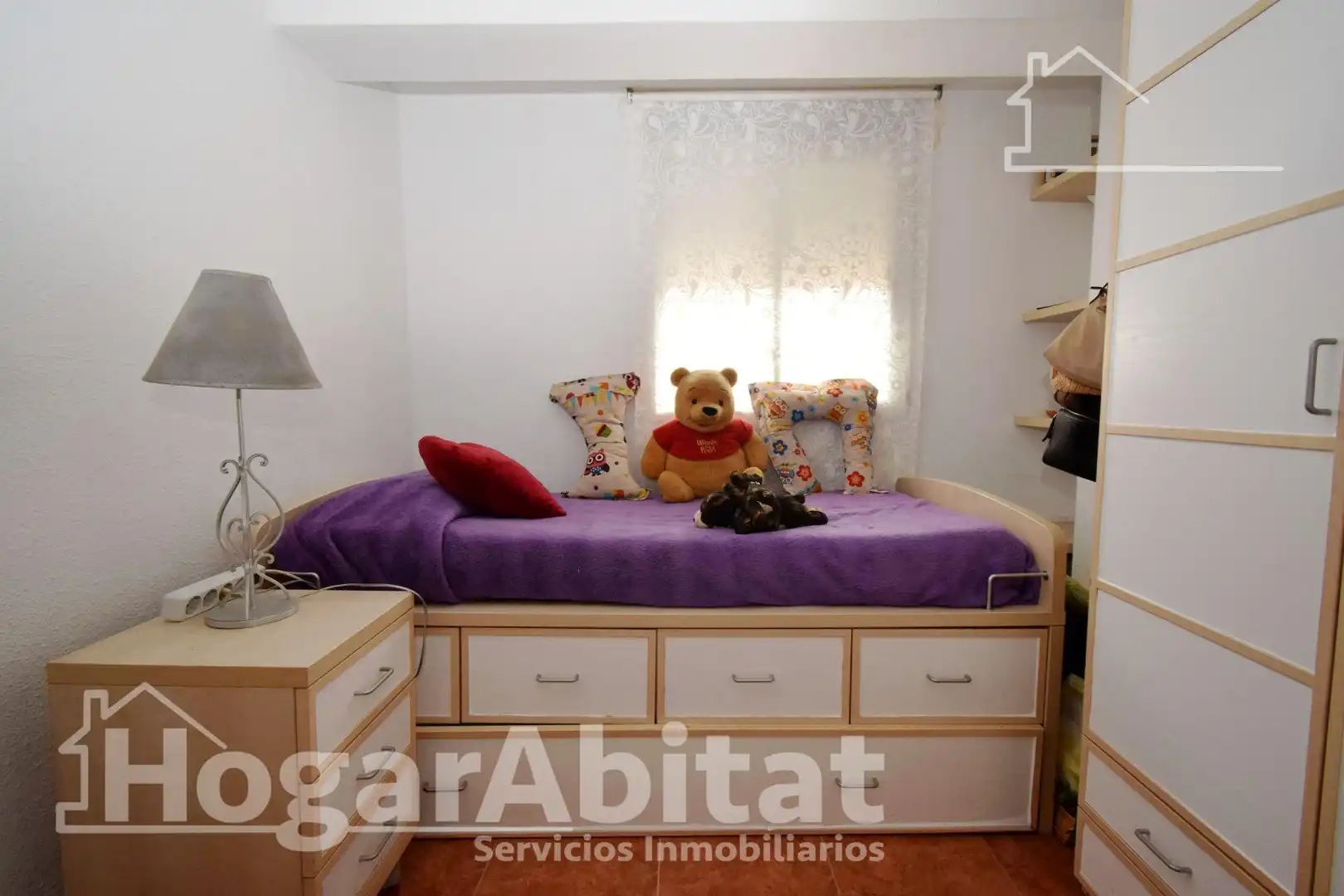 Schlafzimmer von Wohnung zum Verkauf in Valencia mit Klimaanlage, Heizung und Abstellraum