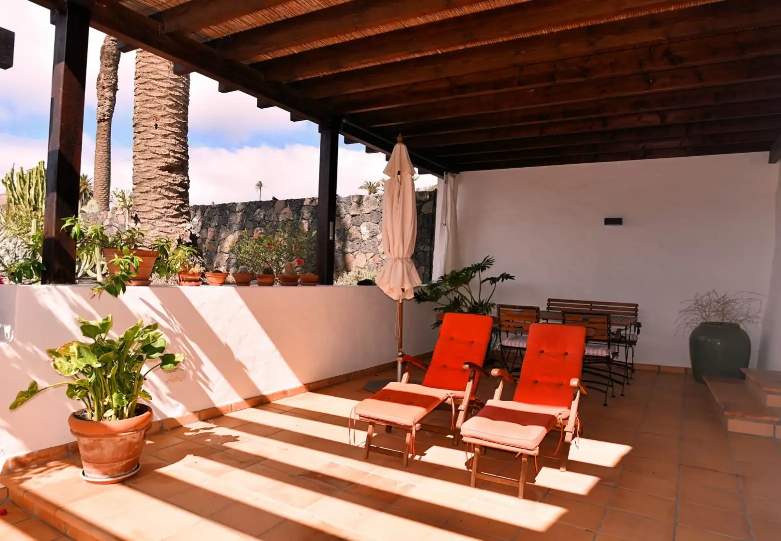 Terraza de Casa o chalet en venta en Haría con Jardín privado y Amueblado