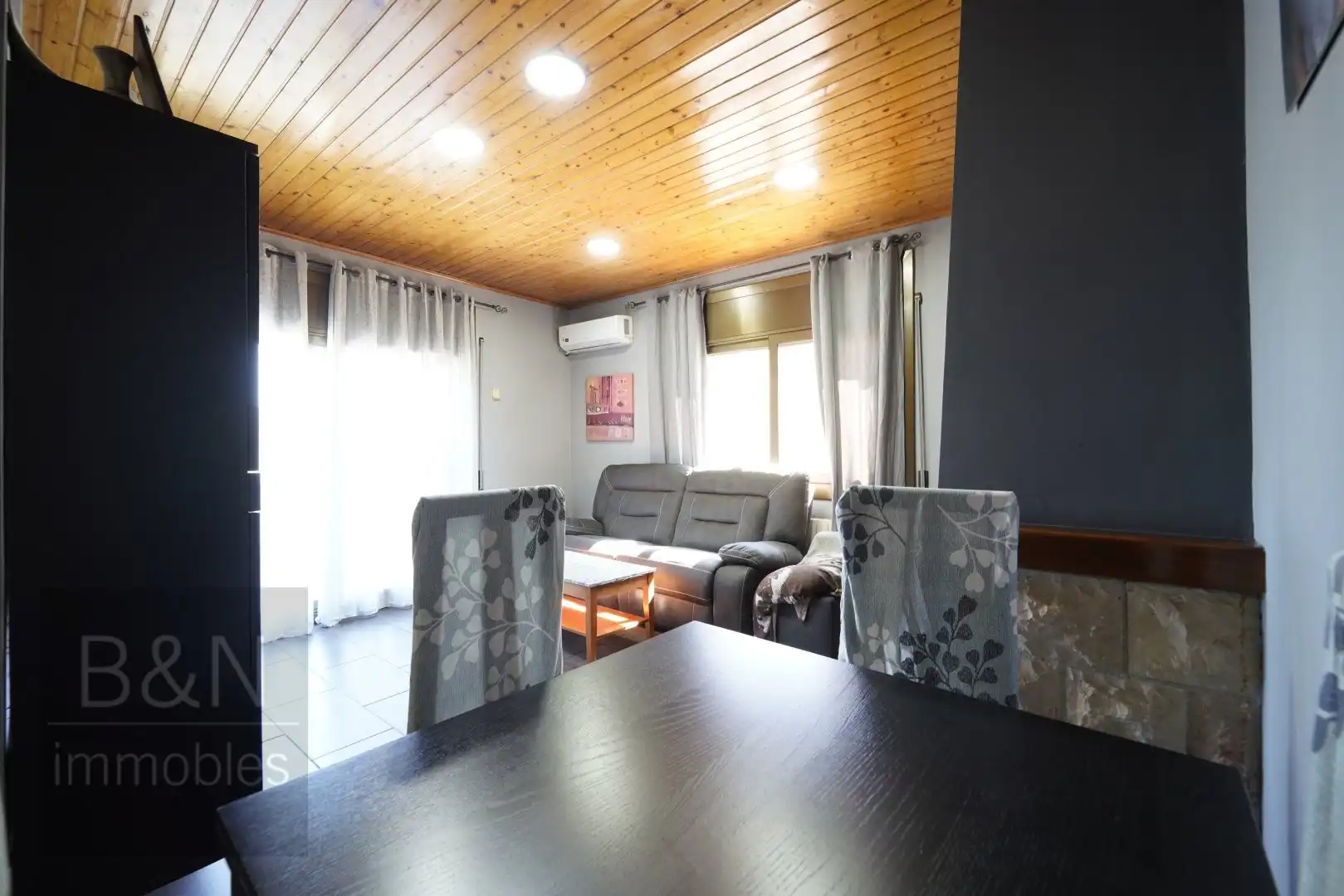 Sala d'estar de Casa o xalet en venda en Vacarisses amb Aire condicionat, Calefacció i Terrassa