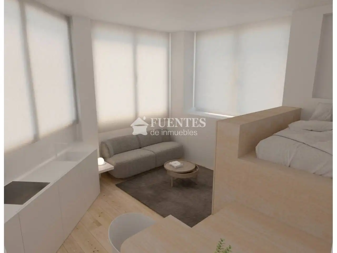 Habitación de Ático de alquiler en Alicante / Alacant con Aire acondicionado, Terraza y Amueblado