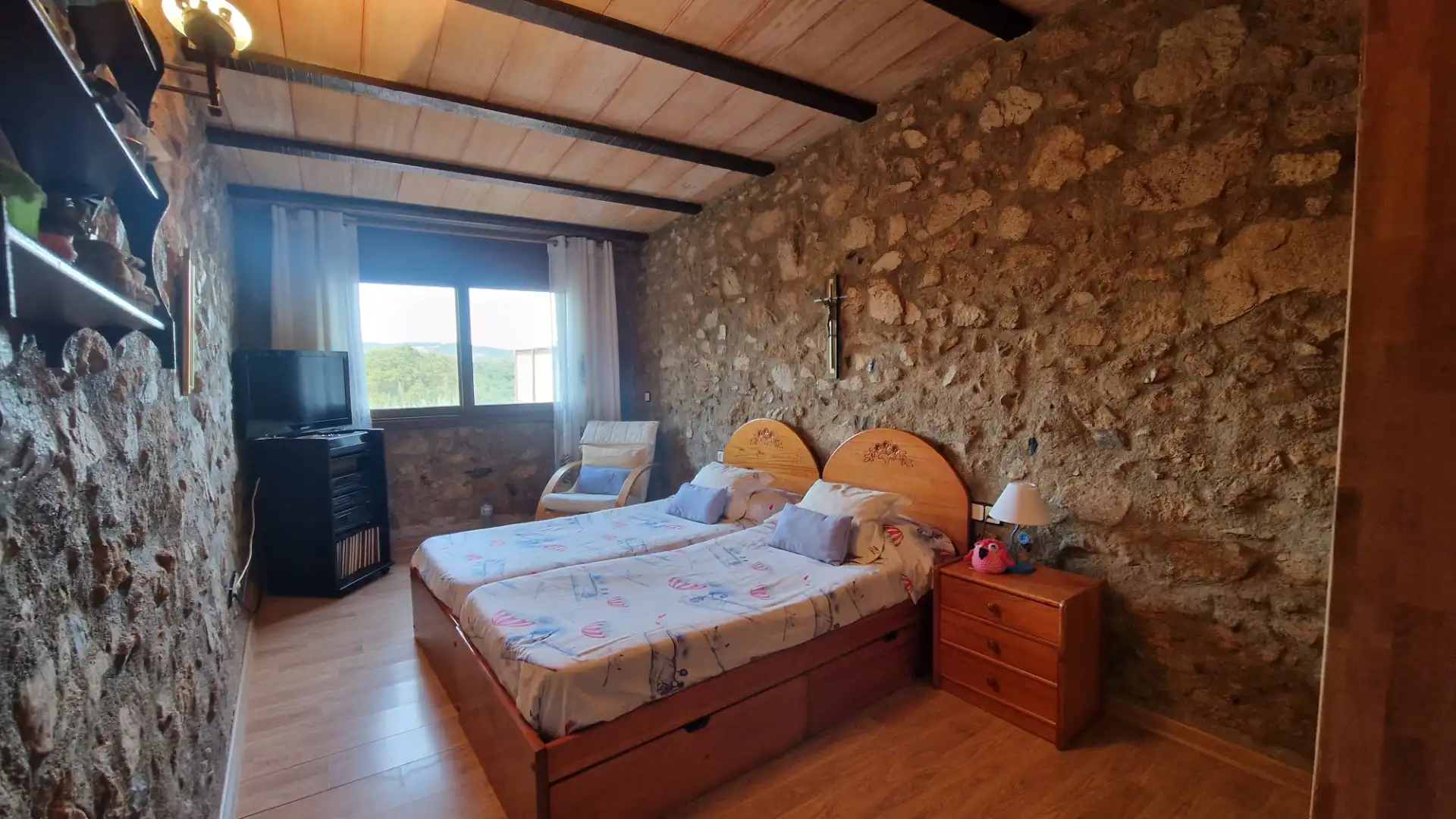 Habitación de Casa adosada en venta en Palafolls con Aire acondicionado, Calefacción y Jardín privado