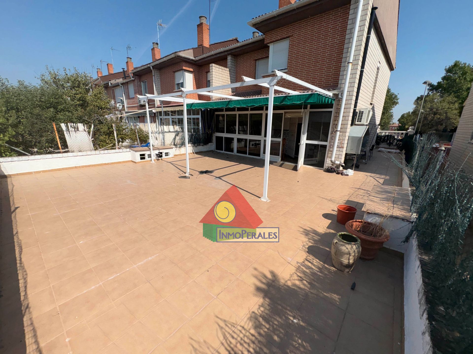 Terrace of Single-family semi-detached for sale in Getafe  with Air Conditioner, Heating and Private garden