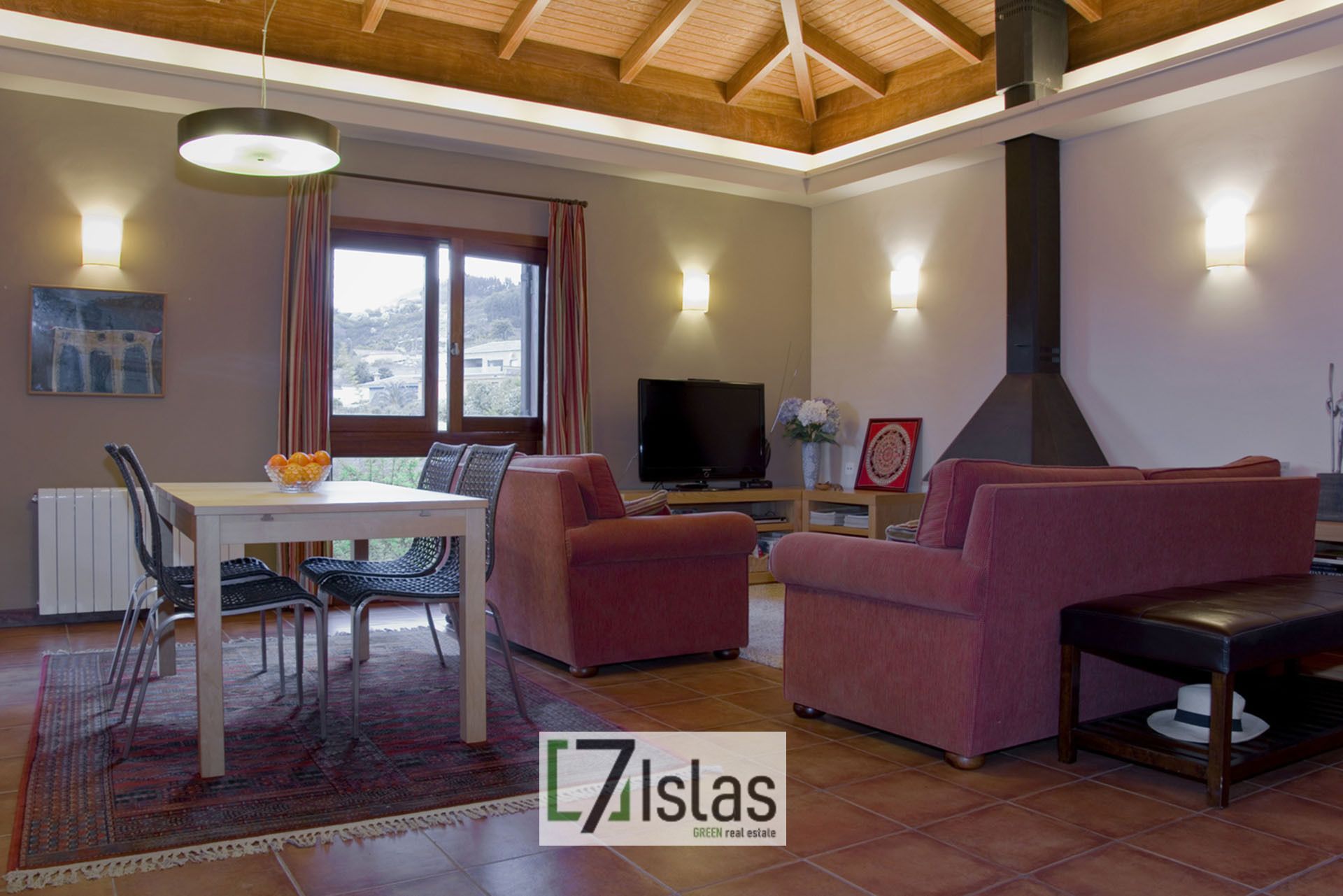 Living room of House or chalet for sale in El Rosario  with Heating, Private garden and Parquet flooring