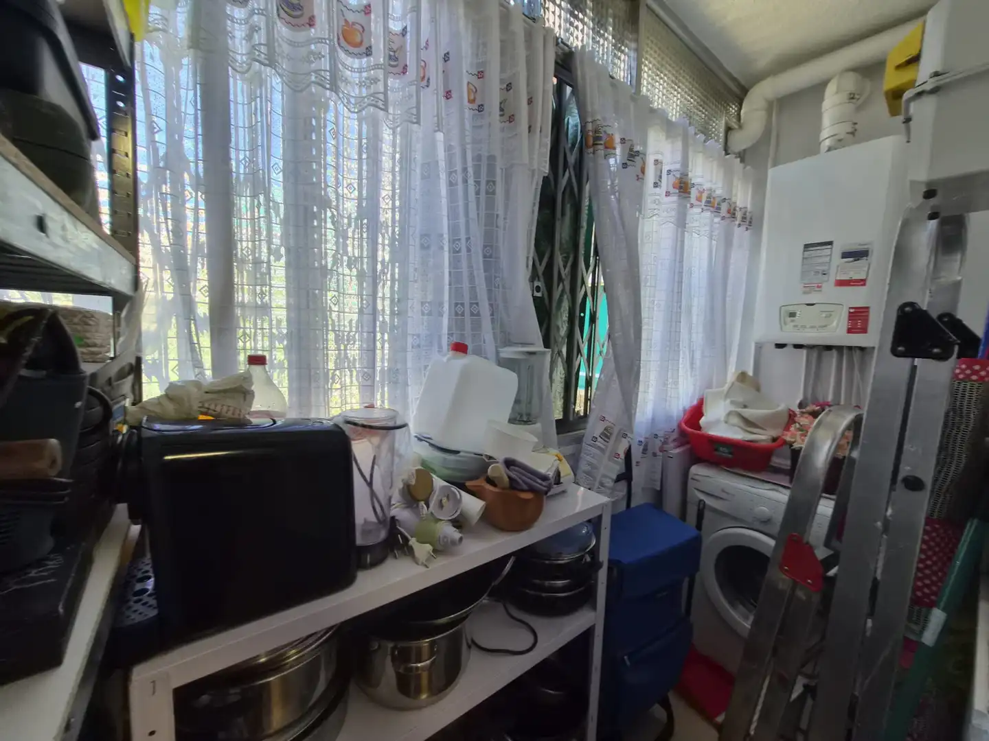 Kitchen of Flat for sale in Madrid  with Air Conditioner