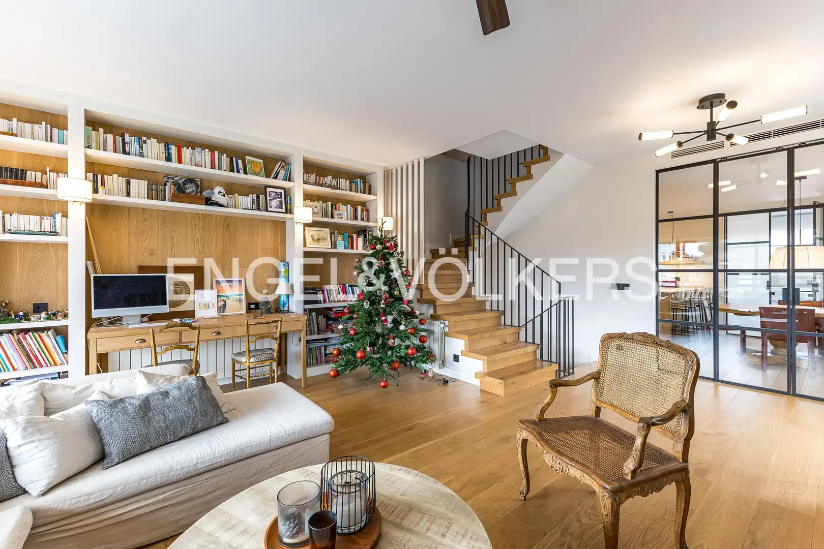 Living room of Houses for rent in Castelldefels  with Air Conditioner, Heating and Private garden