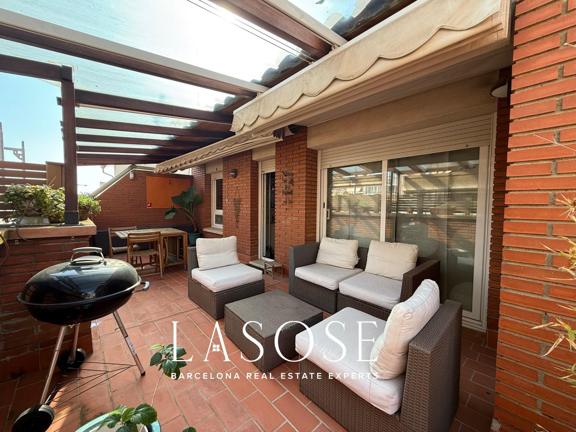 Terrace of Apartment to rent in  Barcelona Capital  with Air Conditioner, Heating and Terrace