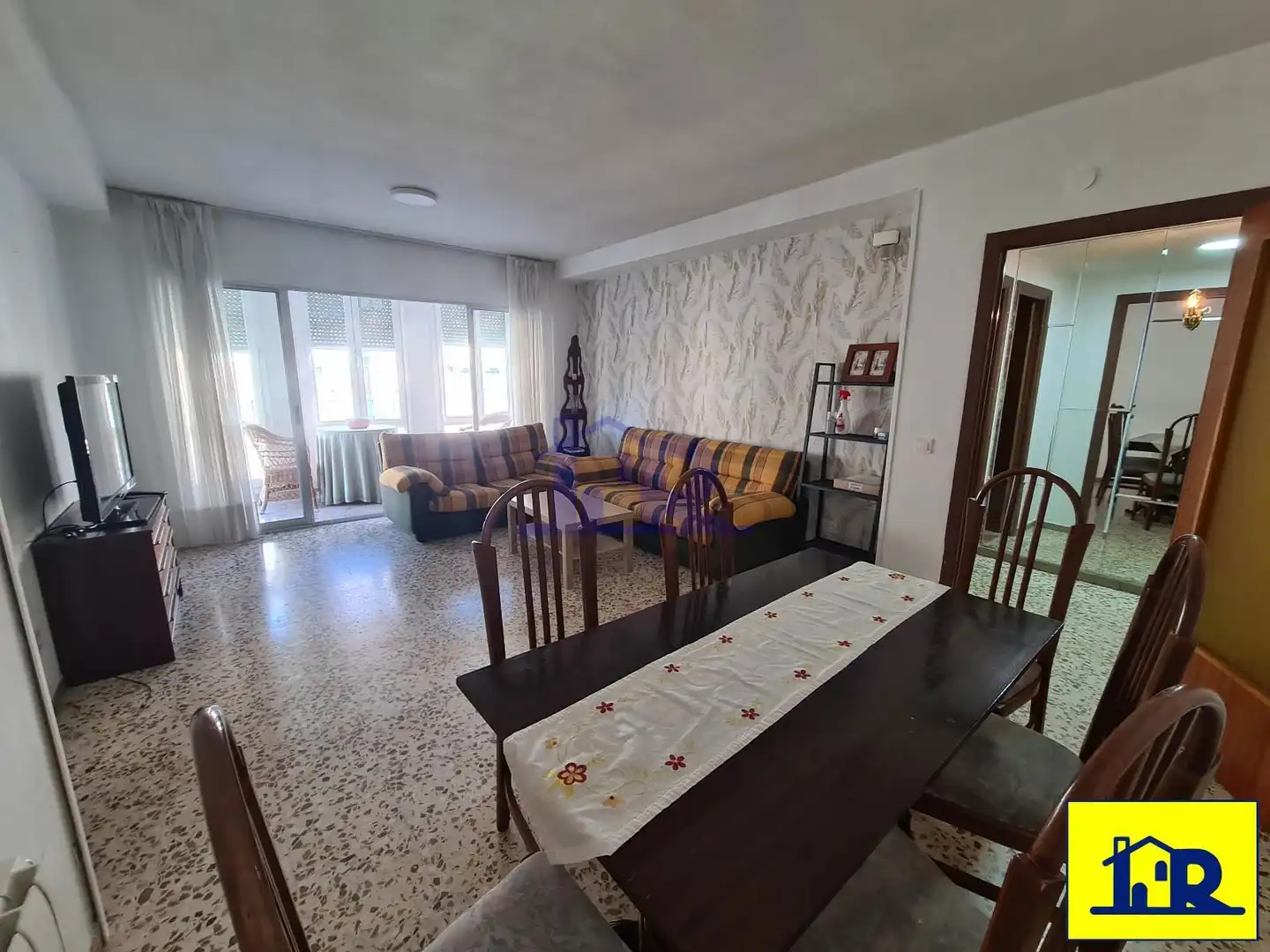 Wohnzimmer von Wohnung zur Miete in Cuenca mit Heizung, Terrasse und Möbliert