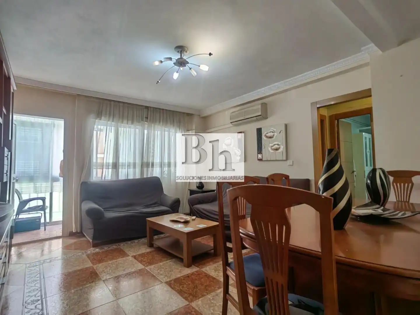 Sala de estar de Piso en venta en Málaga con Aire acondicionado y Terraza