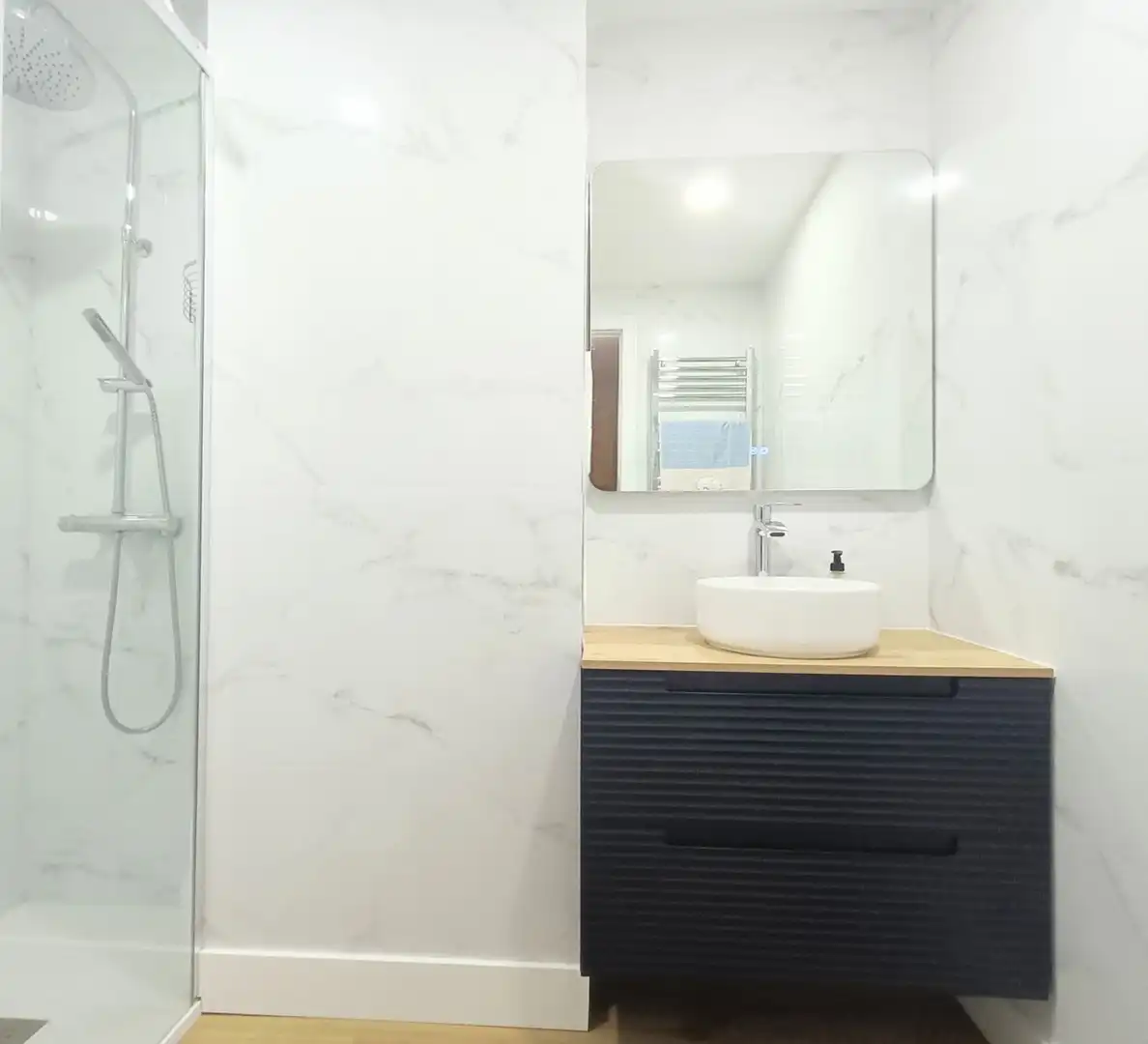 Badezimmer von Wohnung zur Miete in Valdemoro mit Klimaanlage, Heizung und Möbliert