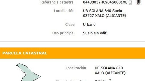 Foto 4 von Grundstücke zum Verkauf in Urbanización Solana, 941, Xaló, Alicante