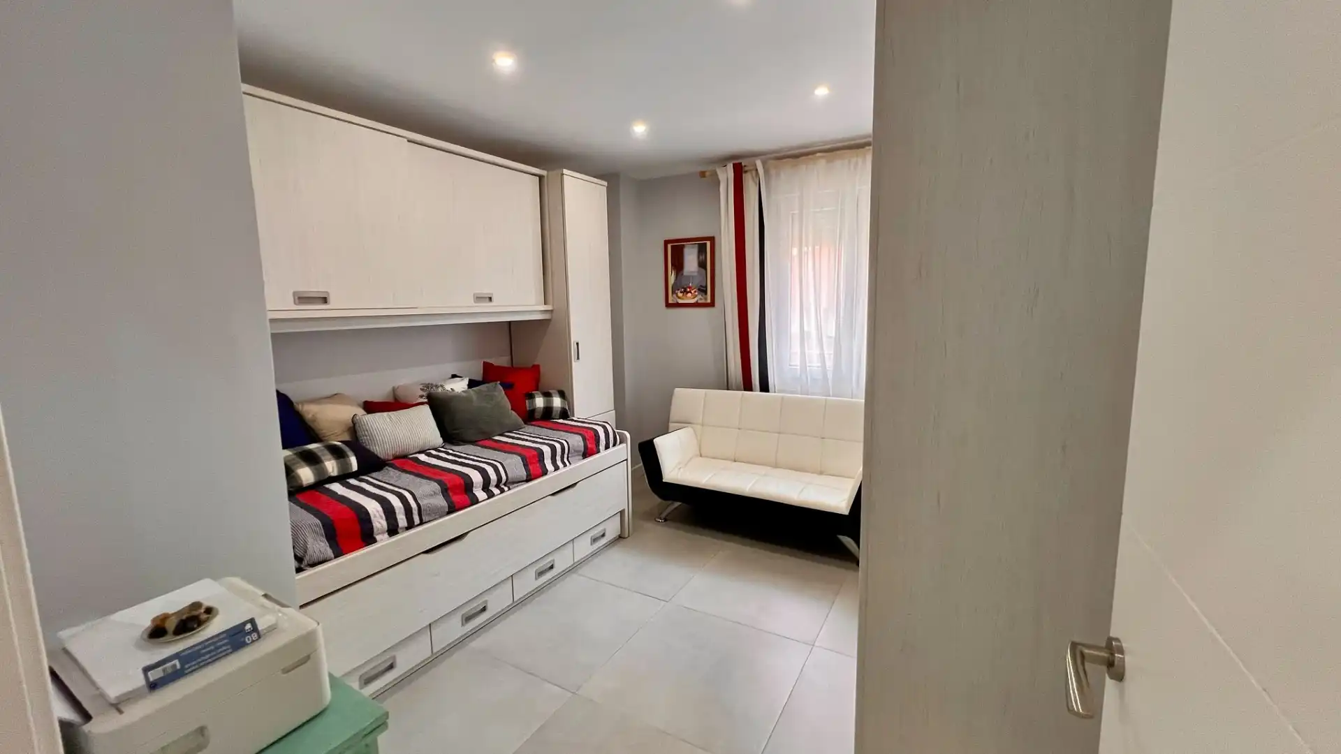 Schlafzimmer von Wohnung zum Verkauf in Badajoz mit Klimaanlage, Heizung und Balkon