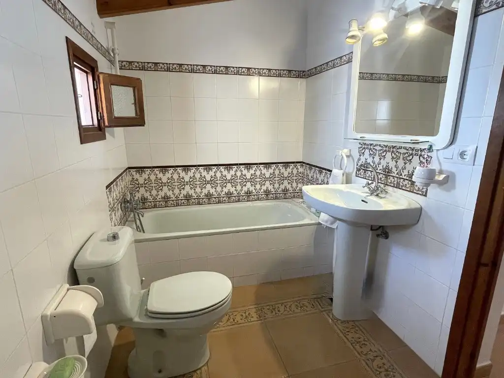 Bany de Casa o xalet en venda en Mojácar amb Aire condicionat, Jardí privat i Terrassa